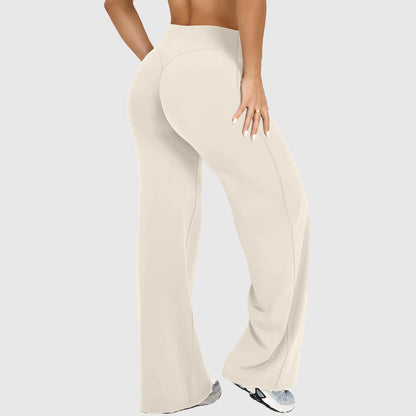 DENFY Softmotion Straight Leg Bottoms 31" Inseam Fitness Gymwear Women Workout Leggings Gym Sportswear Outdoor Sports Yoga Pants Sav Wide Leg Pants