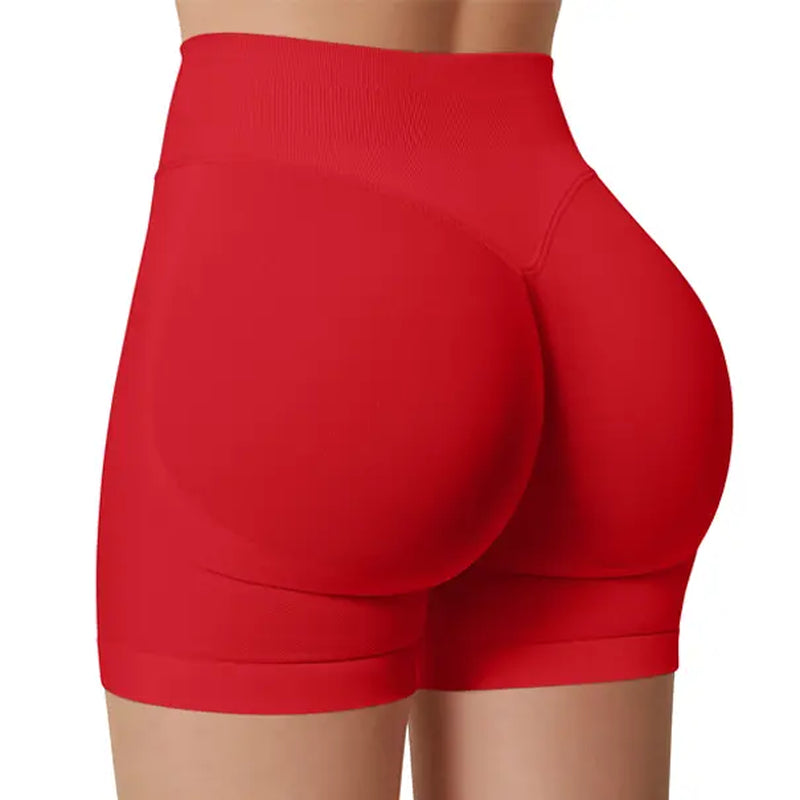 DEEFY Impact Shorts Gymwear Women Yoga Fitness Gym Sportswear Workout Hidden Scrunch Butt Lifting 4.5" Seamless Shorts