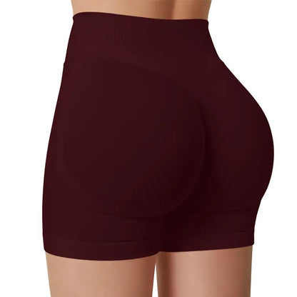 DEEFY Impact Shorts Gymwear Women Yoga Fitness Gym Sportswear Workout Hidden Scrunch Butt Lifting 4.5" Seamless Shorts
