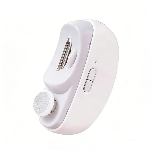 Electric Nail Clipper Grinding and Polishing with Light Automatic Nail Trimmer Rechargeable Nail Cutter Manicure for Baby Adult