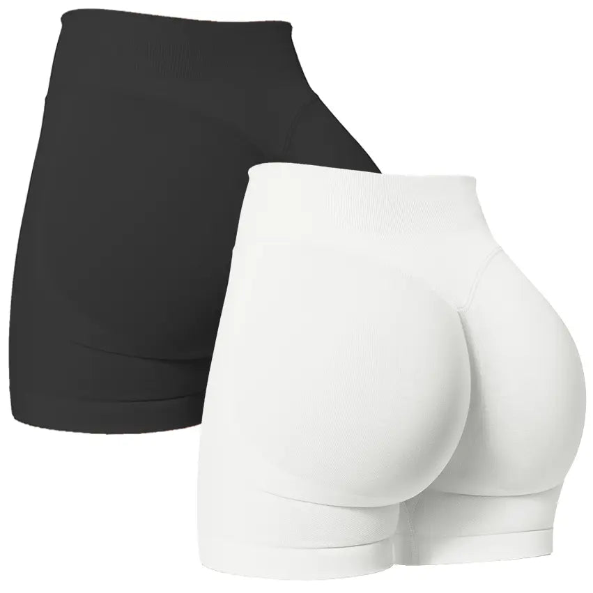 DEEFY Impact Shorts Gymwear Women Yoga Fitness Gym Sportswear Workout Hidden Scrunch Butt Lifting 4.5" Seamless Shorts