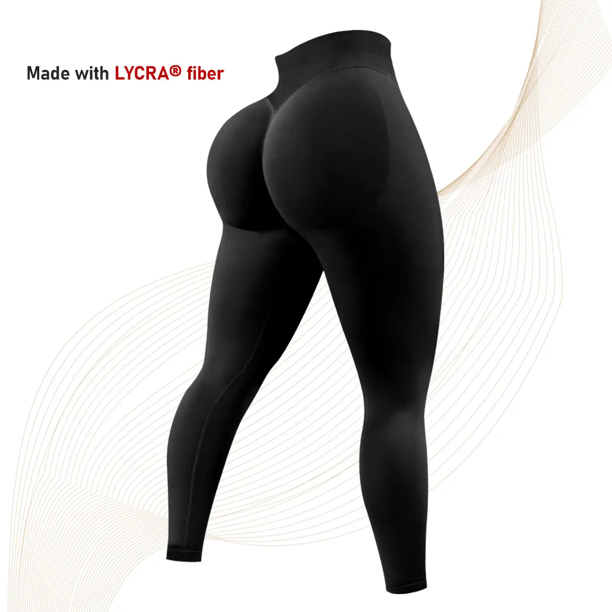 2 Pcs Lycra New Color Impact Leggings Fitness Gymwear, Tummy Control, Scrunch Butt Lifting Sportswear Workout Yoga Gym Pants Women’S Solid High Waist Sports Leggings, High Stretch Seamless Yoga Leggings
