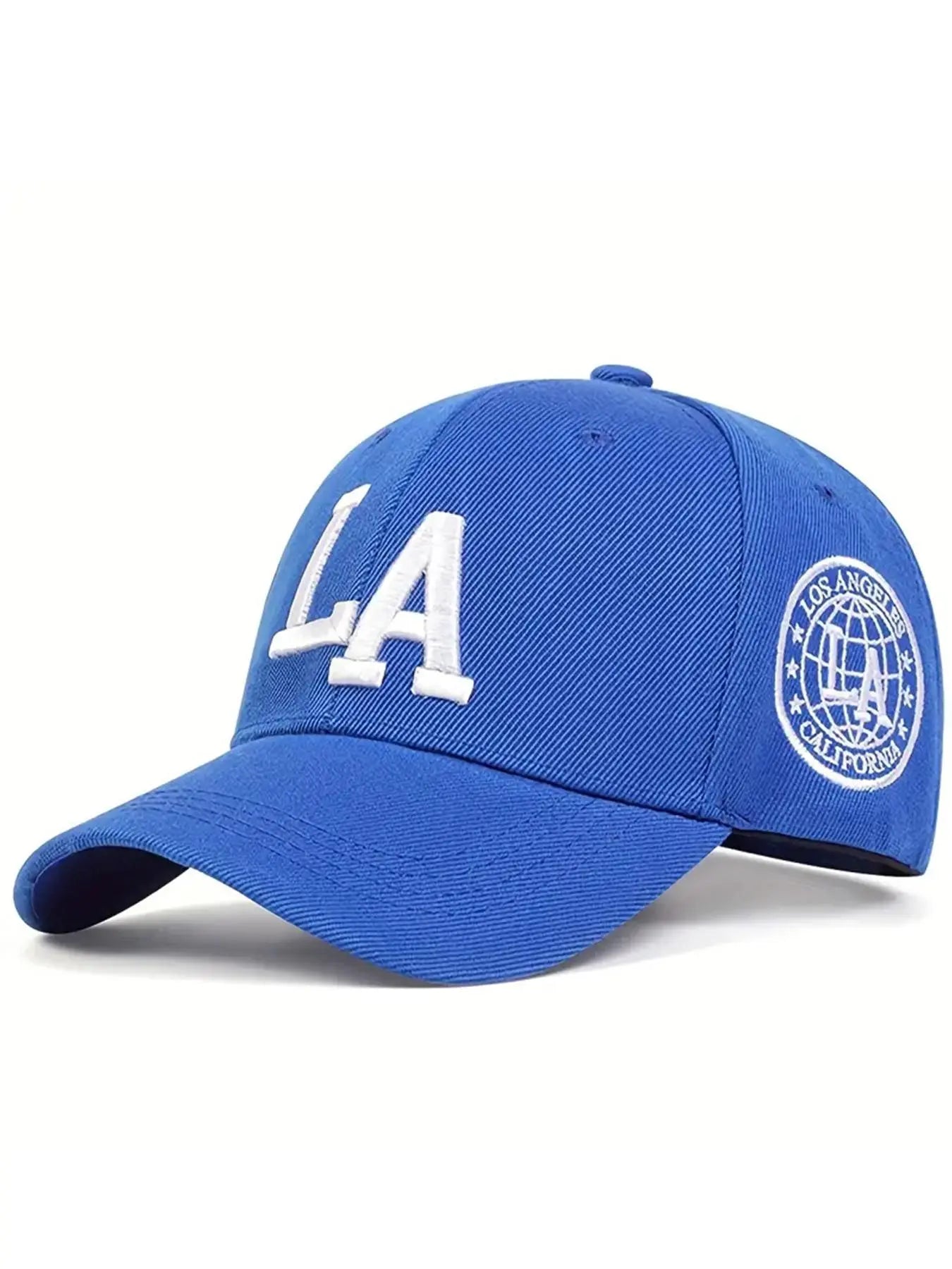 LA Letter Embroidered Baseball Cap, Cool Casual Outdoor Sports Hat for Men & Women, Adjustable Sun Protection Cap for Daily Wear