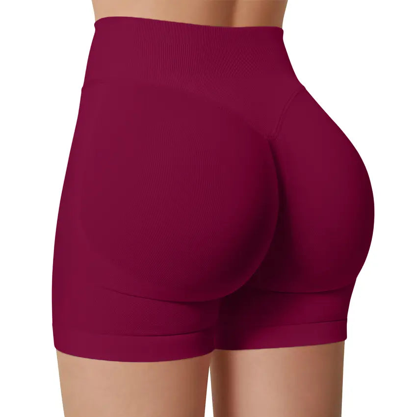 DEEFY Impact Shorts Gymwear Women Yoga Fitness Gym Sportswear Workout Hidden Scrunch Butt Lifting 4.5" Seamless Shorts