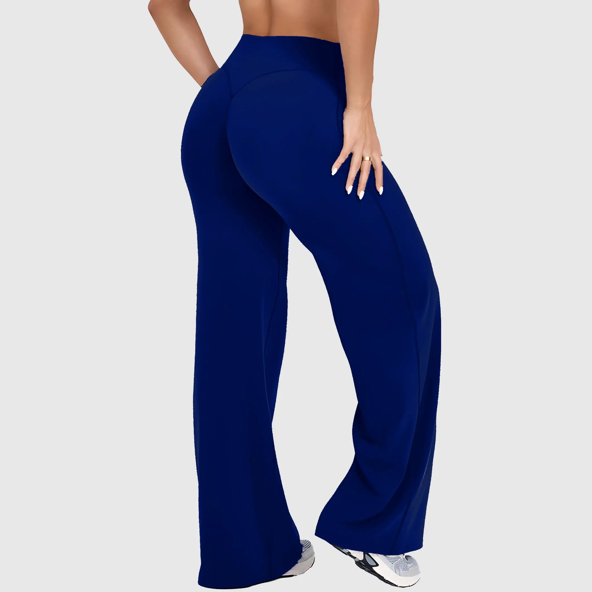 DENFY Softmotion Straight Leg Bottoms 31" Inseam Fitness Gymwear Women Workout Leggings Gym Sportswear Outdoor Sports Yoga Pants Sav Wide Leg Pants