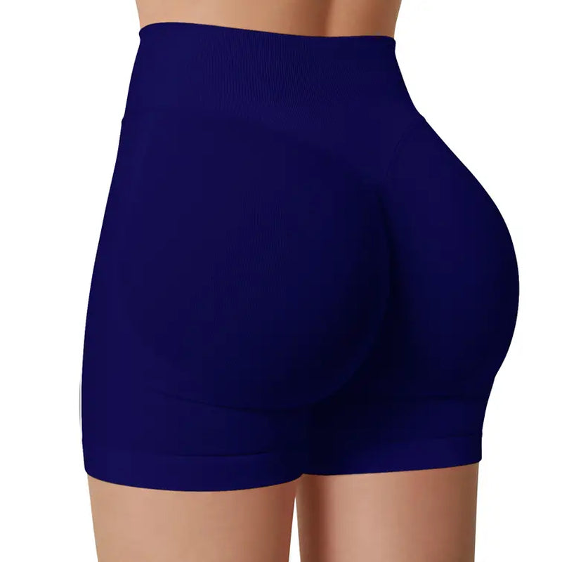 DEEFY Impact Shorts Gymwear Women Yoga Fitness Gym Sportswear Workout Hidden Scrunch Butt Lifting 4.5" Seamless Shorts