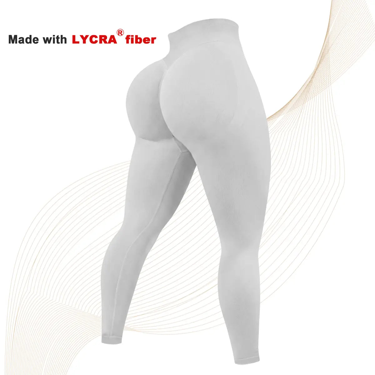 2 Pcs Lycra New Color Impact Leggings Fitness Gymwear, Tummy Control, Scrunch Butt Lifting Sportswear Workout Yoga Gym Pants Women’S Solid High Waist Sports Leggings, High Stretch Seamless Yoga Leggings