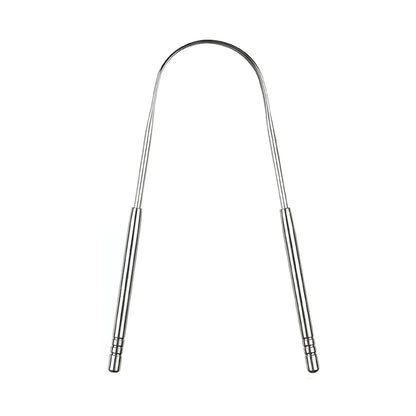 Premium 1Pcs/3Pcs Metal Tongue Scraper Cleaner for Adults & Kids Portable Stainless Steel Tongue Scrapers Brushes for Removing