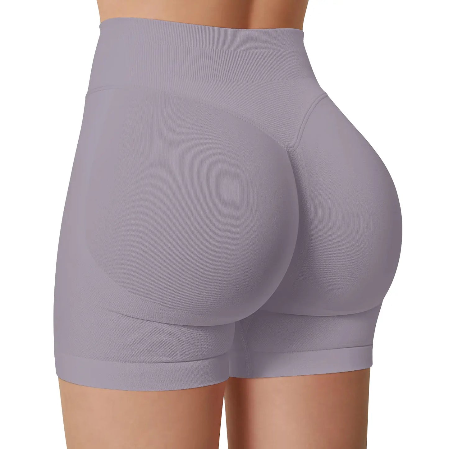 DEEFY Impact Shorts Gymwear Women Yoga Fitness Gym Sportswear Workout Hidden Scrunch Butt Lifting 4.5" Seamless Shorts