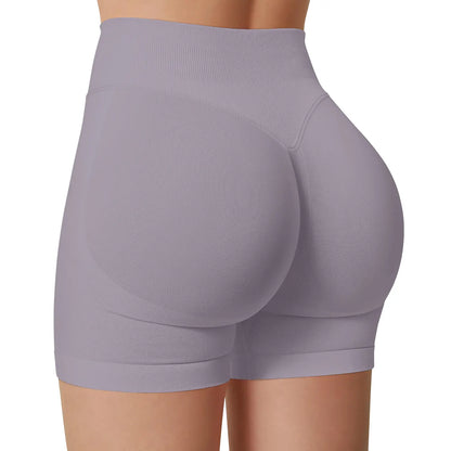 DEEFY Impact Shorts Gymwear Women Yoga Fitness Gym Sportswear Workout Hidden Scrunch Butt Lifting 4.5" Seamless Shorts