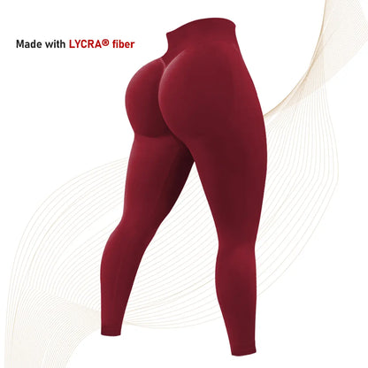 2 Pcs Lycra New Color Impact Leggings Fitness Gymwear, Tummy Control, Scrunch Butt Lifting Sportswear Workout Yoga Gym Pants Women’S Solid High Waist Sports Leggings, High Stretch Seamless Yoga Leggings