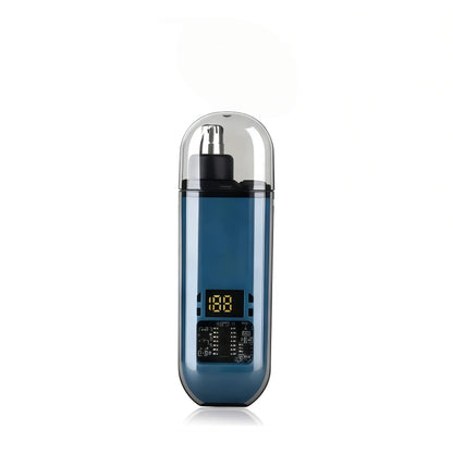2026 New Nose & Ear Hair Trimmer for Men, Rechargeable Painless Facial Hair Shaver with LED Display, IPX7 Waterproof, Dual Edge Blades, Compact Portable Design, Secure Distance Trimming, Abs Face Smoothing Function, Storage Box, Painless Trim, 360 Degree,