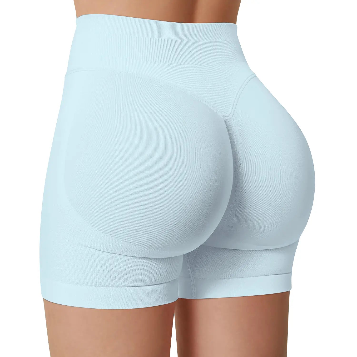 DEEFY Impact Shorts Gymwear Women Yoga Fitness Gym Sportswear Workout Hidden Scrunch Butt Lifting 4.5" Seamless Shorts