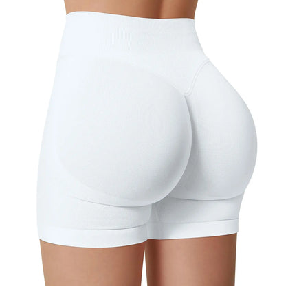 DEEFY Impact Shorts Gymwear Women Yoga Fitness Gym Sportswear Workout Hidden Scrunch Butt Lifting 4.5" Seamless Shorts