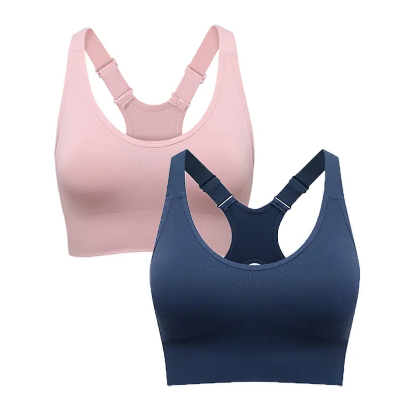 Seamless Racerback Sports Bra for Women, High Support Padded Wireless Crop Top with Adjustable Straps, Athletic Fitted for Yoga & Gym Workout, Gym Clothes Workout, Cropped Activewear, Seamless Lightweight Workout