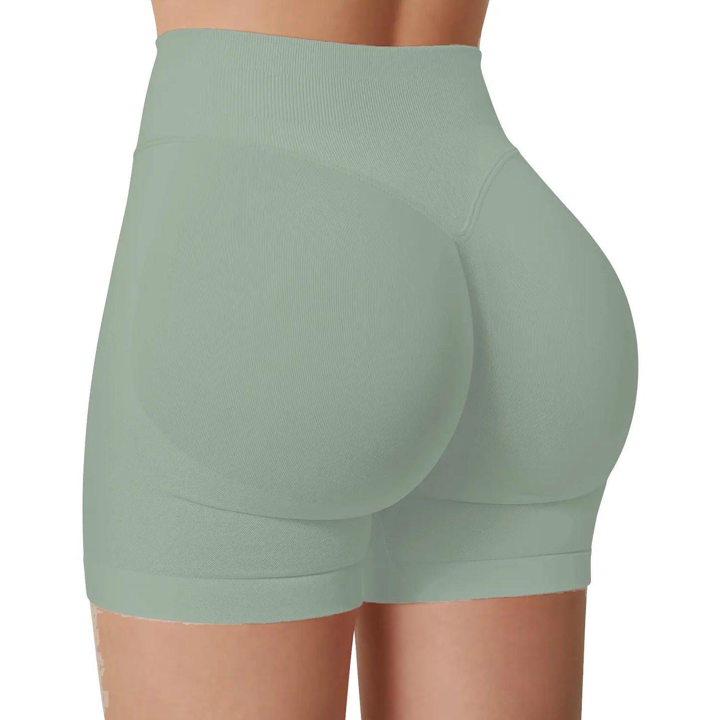 DEEFY Impact Shorts Gymwear Women Yoga Fitness Gym Sportswear Workout Hidden Scrunch Butt Lifting 4.5" Seamless Shorts