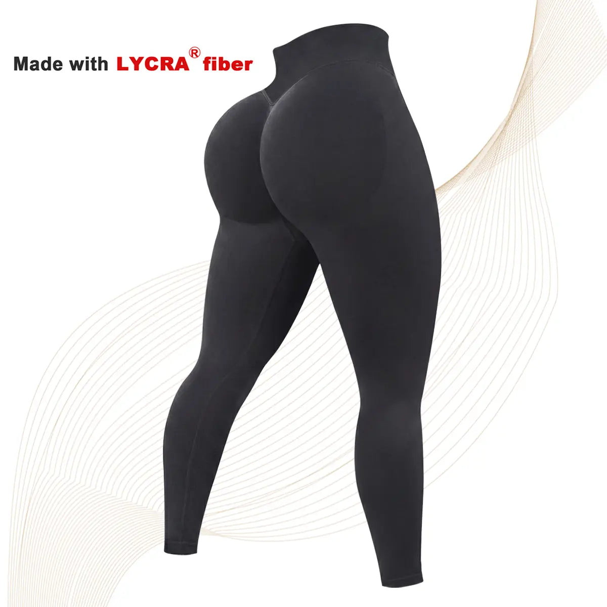 2 Pcs Lycra New Color Impact Leggings Fitness Gymwear, Tummy Control, Scrunch Butt Lifting Sportswear Workout Yoga Gym Pants Women’S Solid High Waist Sports Leggings, High Stretch Seamless Yoga Leggings
