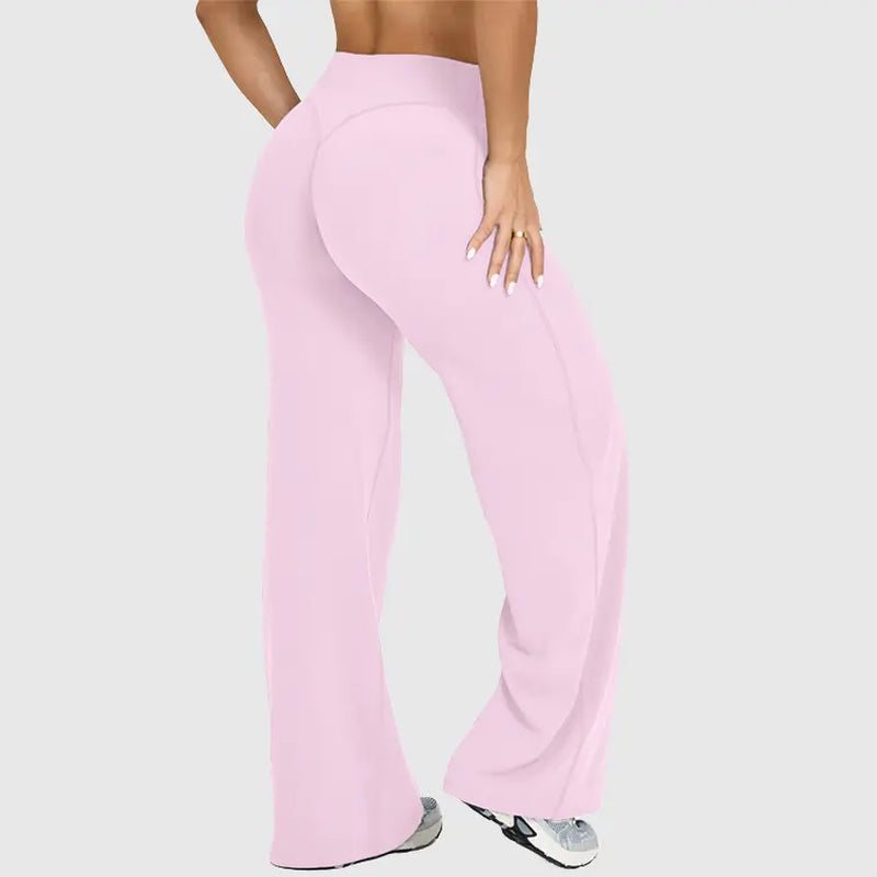 DENFY Softmotion Straight Leg Bottoms 31" Inseam Fitness Gymwear Women Workout Leggings Gym Sportswear Outdoor Sports Yoga Pants Sav Wide Leg Pants