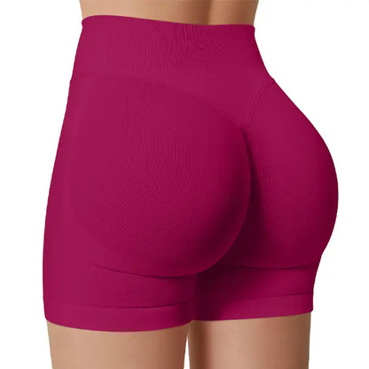 DEEFY Impact Shorts Gymwear Women Yoga Fitness Gym Sportswear Workout Hidden Scrunch Butt Lifting 4.5" Seamless Shorts