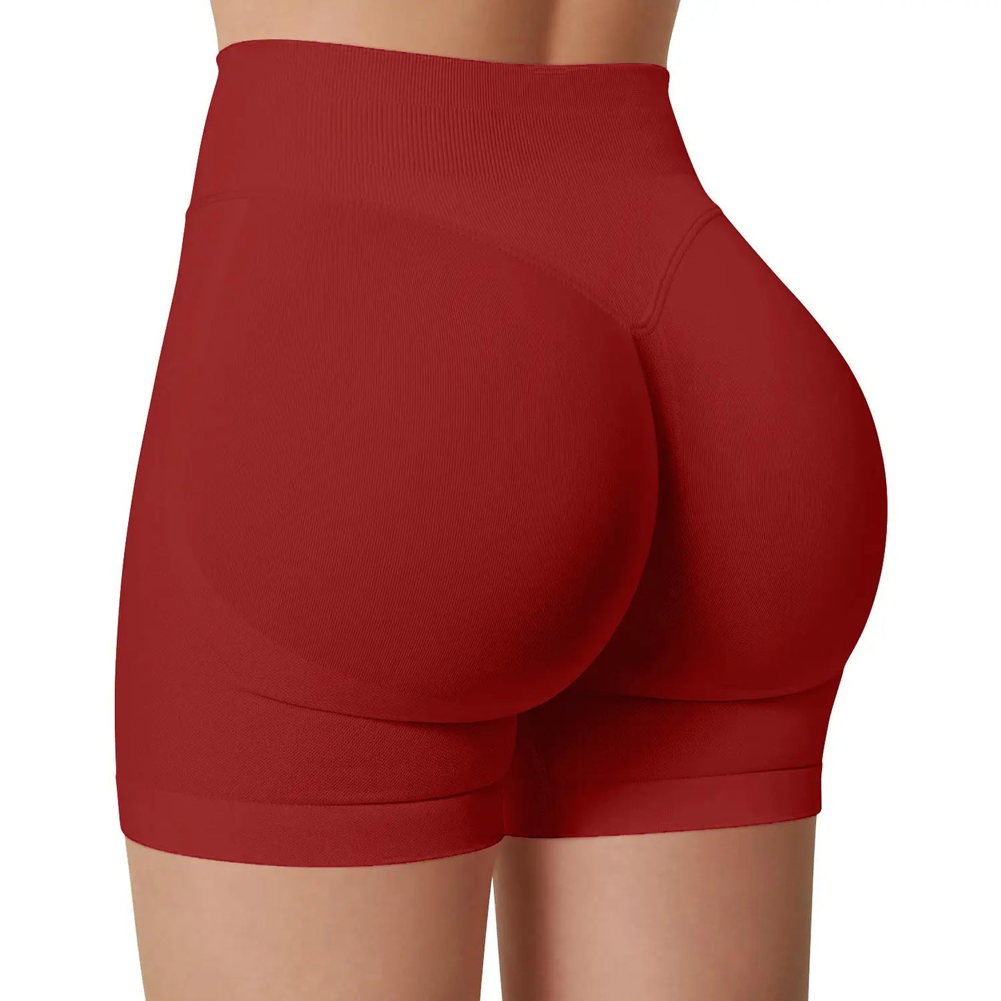 DEEFY Impact Shorts Gymwear Women Yoga Fitness Gym Sportswear Workout Hidden Scrunch Butt Lifting 4.5" Seamless Shorts
