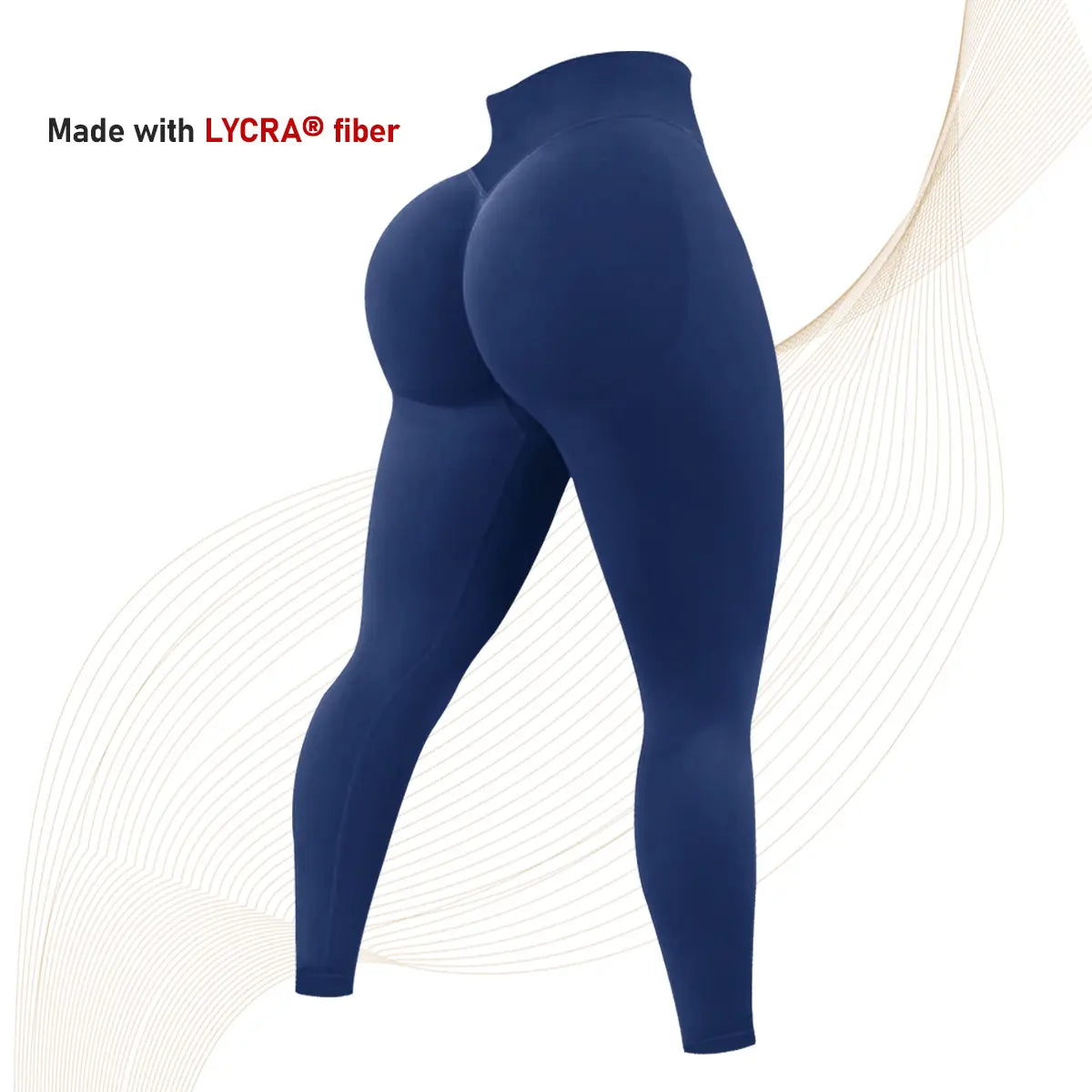 2 Pcs Lycra New Color Impact Leggings Fitness Gymwear, Tummy Control, Scrunch Butt Lifting Sportswear Workout Yoga Gym Pants Women’S Solid High Waist Sports Leggings, High Stretch Seamless Yoga Leggings
