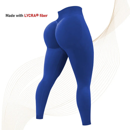 2 Pcs Lycra New Color Impact Leggings Fitness Gymwear, Tummy Control, Scrunch Butt Lifting Sportswear Workout Yoga Gym Pants Women’S Solid High Waist Sports Leggings, High Stretch Seamless Yoga Leggings