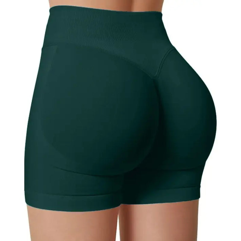 DEEFY Impact Shorts Gymwear Women Yoga Fitness Gym Sportswear Workout Hidden Scrunch Butt Lifting 4.5" Seamless Shorts