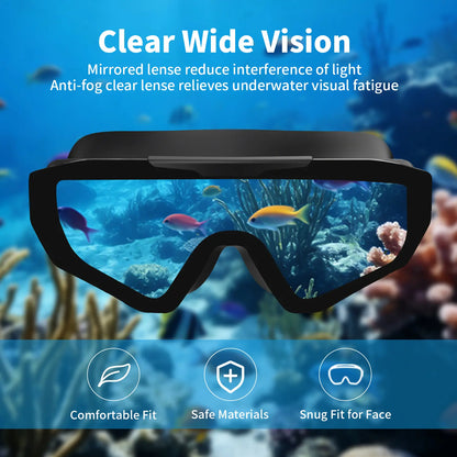 Outly 2 Pack Swim Goggles with Earplugs for Adult Kid 4-12 Men Women, Anti-Fog UV Protection No Leak 180° Wide View Clear Vision Pool Goggles
