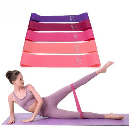 Resistance Band, 5 Counts/Set Elastic Fitness Band, Workout Band for Arms, Durable Stretching Band, Gym Exercise Stretching Training Equipment, Stretching Gear