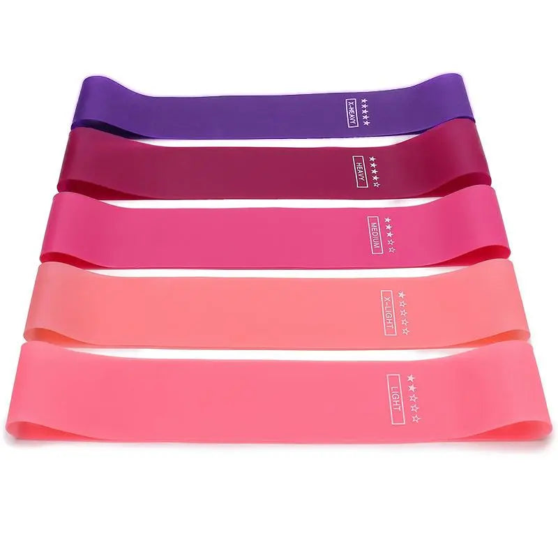 Resistance Band, 5 Counts/Set Elastic Fitness Band, Workout Band for Arms, Durable Stretching Band, Gym Exercise Stretching Training Equipment, Stretching Gear
