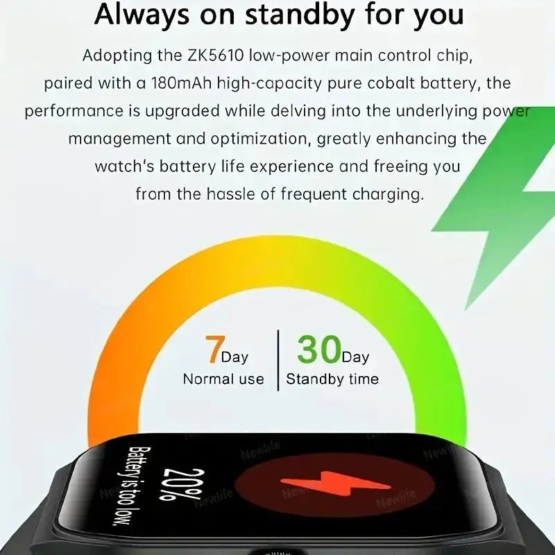 High-Definition Full-Screen Touchscreen Smartwatch for Men & Women, Bluetooth Wearable Tech with Call/Message Notifications, Step Counting, Calorie Tracker, Fitness Modes, Valentine'S Day Gift, Compatible with Iphone & Android Smartphone Black, Devices, R