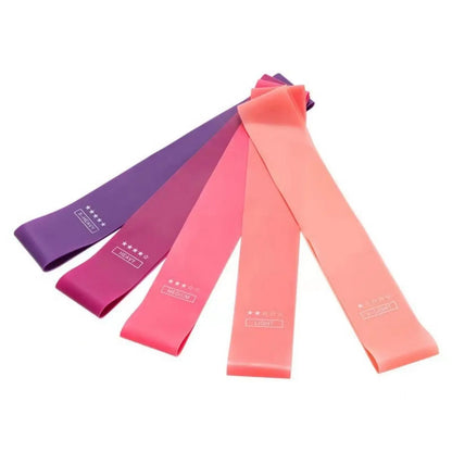 Resistance Band, 5 Counts/Set Elastic Fitness Band, Workout Band for Arms, Durable Stretching Band, Gym Exercise Stretching Training Equipment, Stretching Gear